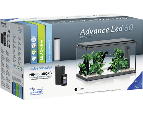 Aquatlantis Advance Led 60 Aquarium im Verpackungskarton