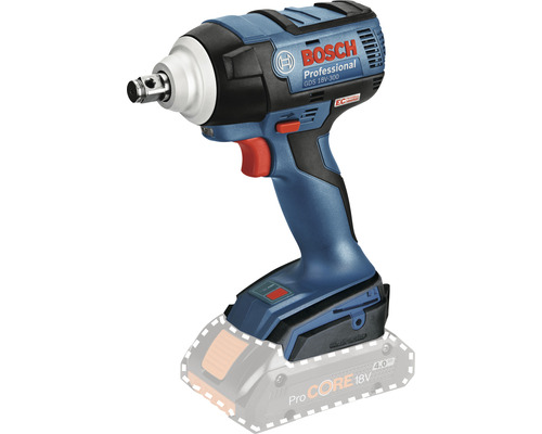 Bosch Professional Boulonneuse sans fil GDS 18V-300, sans batterie ni chargeur Boulonneuse à chocs sans fil Bosch Professional GDS 18V-300
