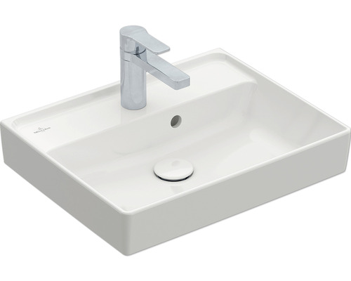 Vasque pour meuble Villeroy & Boch Collaro 50 x 40 cm blanc 43345001