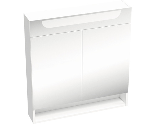 Armoire de toilette RAVAK Classic II lxhxp 70x76x14 cm blanc