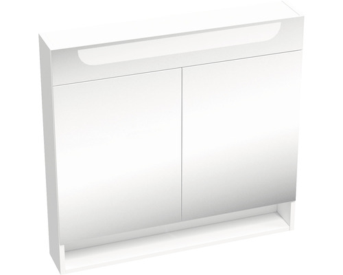 Armoire de toilette RAVAK Classic II lxhxp 80x76x14 cm blanc