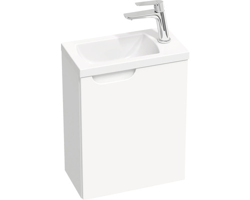 Waschtischunterschrank RAVAK SD Classic II rechts BxHxT 40x50x45 cm weiss Waschbeckenunterschrank mit Armatur
