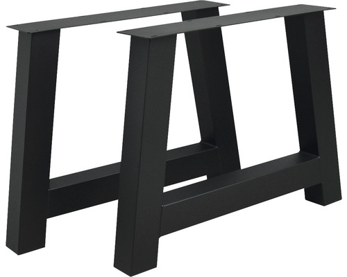 Piètement de table Buildify 720 mm x 100 mm noir