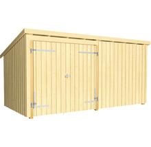 Holzgeräteschuppen mit Tür