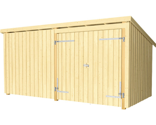 Holzgerätehaus mit Doppeltür