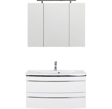 Waschtisch mit Unterschrank und Spiegelschrank für das Badezimmer