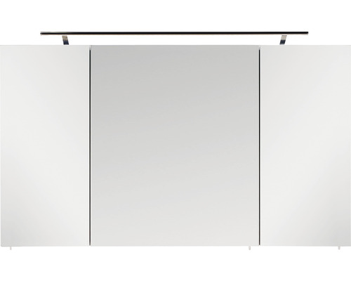 LED Spiegelschrank Marlin Bad 3040 BxHxT 120x74x17.5 cm kastanie graphit