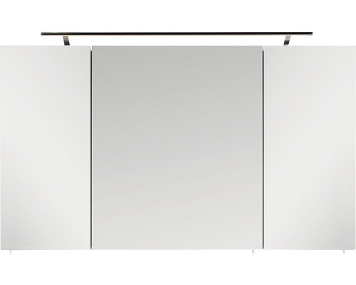 LED Spiegelschrank Marlin Bad 3040 BxHxT 120x74x17.5 cm eiche Struktur natur