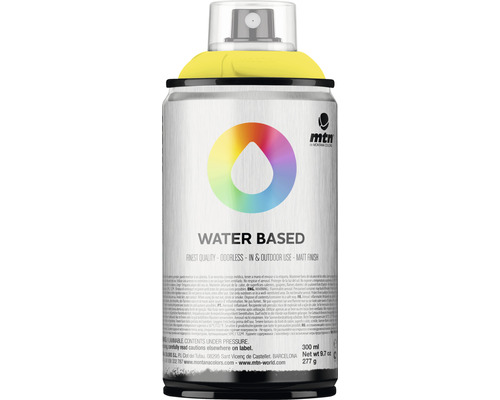 MTN Montana Water Based peinture aérosol RV-222 Cadmium Yellow Light 300 ml