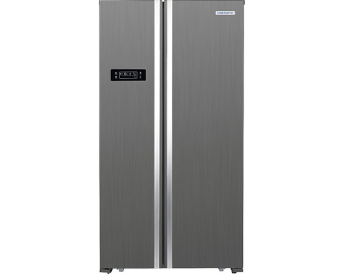 Réfrigérateur-congélateur Kibernetik 532 l Food Center acier chromé 019633