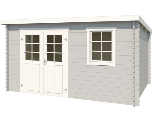 Abri de jardin avec porte double et fenêtre