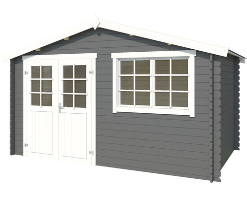 Gartenhaus aus Holz mit Fenster und Doppeltür