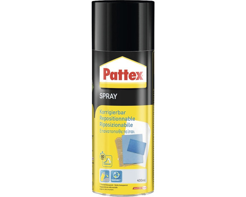 Colle à pulvériser Pattex rectifiable 400 m