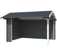 Abri en bois avec toit
