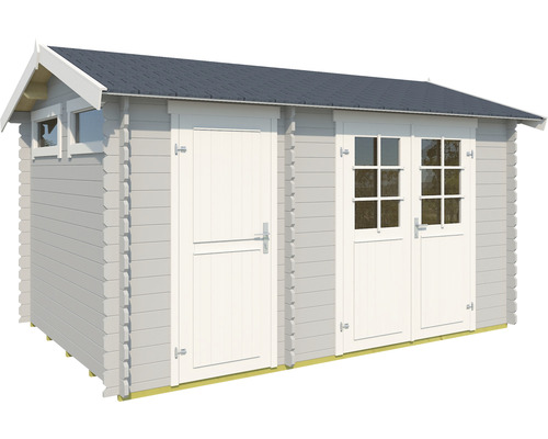 Abri de jardin en bois avec fenêtre et porte