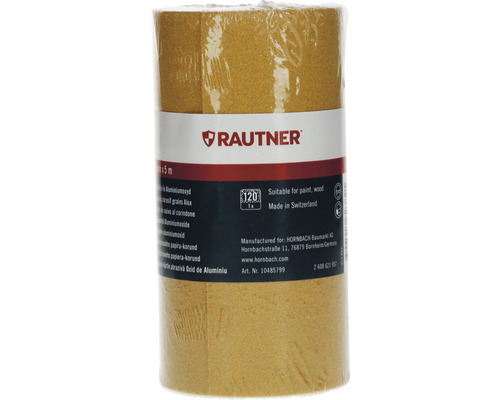 Rouleau de papier abrasif en oxyde d''aluminium, grain 120