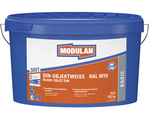 Modulan 3001 DIN-Blanc objet RAL9010 12,5 l