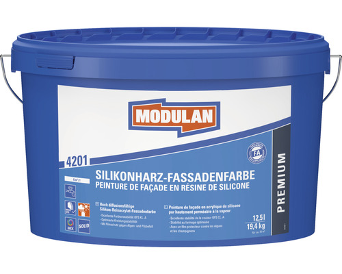 MODULAN 4201 Silikonharz-Fassadenfarbe weiss 12,5 l