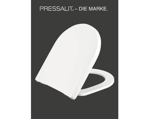 Abattant WC Pressalit Design D 2.0 blanc avec frein de chute 1152011-DK3999
