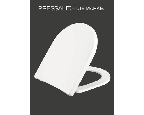 Pressalit WC-Sitz Design D 2.0 zu z. B. V&B O.novo, Architectura, Laufen Pro weiß mit Absenkautomatik und Lift off