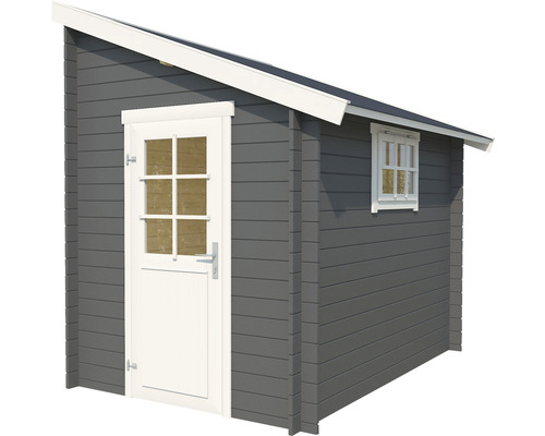 Holzgartenhaus mit Tür und Fenster