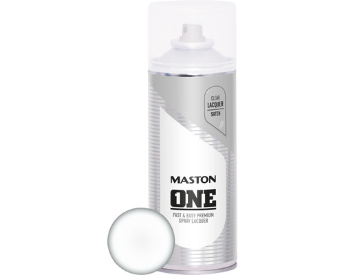 Maston Klarlack Spray ONE satin farblos 400 ml