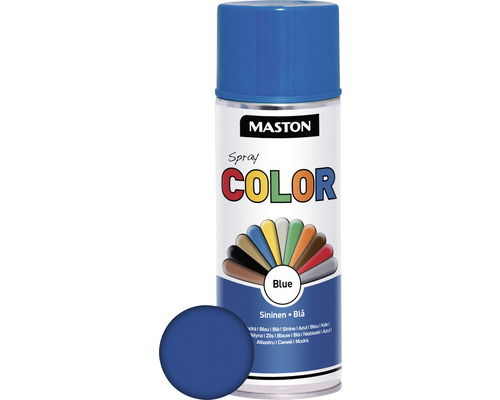 Maston Laque à pulvériser Color brillant bleu 400 ml