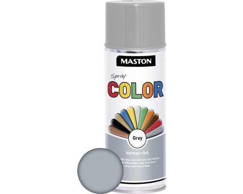 Maston Laque à pulvériser Color brillant gris 400 ml