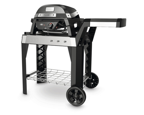 Weber Pulse Elektrogrill mit Wagen und Seitentisch