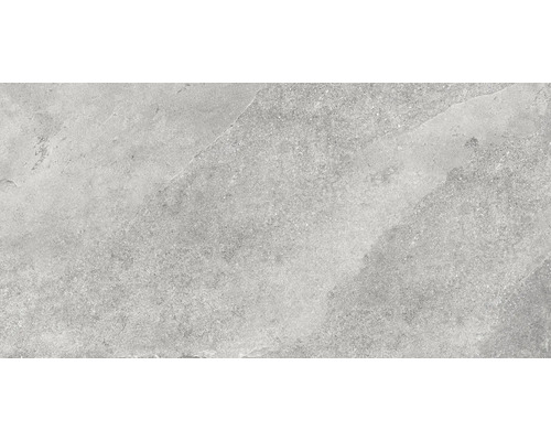 Carreau en grès cérame gris avec surface mate