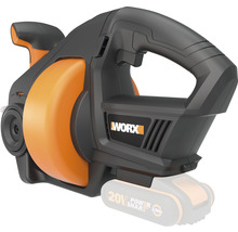Worx Logo auf einem Akku-Laubsauger