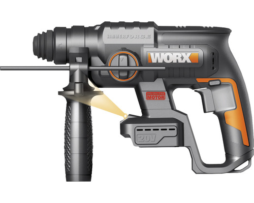 Worx Nitro Akku-Bohrhammer 20 V 2 Joule WX381.9 Brushless Motor ohne Akku und Ladegerät