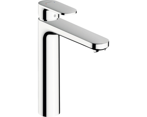 Robinet de lavabo pour vasque à poser hansgrohe VERNIS BLEND 190 chrome brillant avec tige de traction 71552000