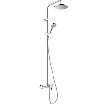 Colonne de douche avec douchette de tête et douchette à main