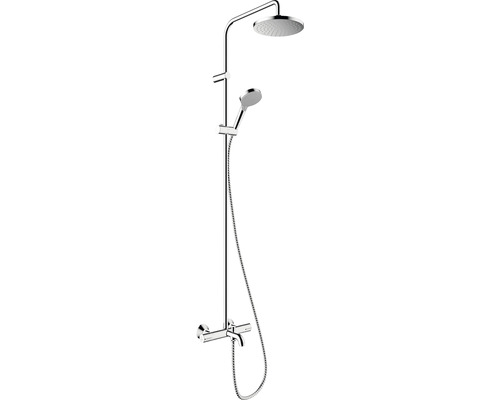 Colonne de douche avec thermostat de baignoire hansgrohe VERNIS BLEND Showerpipe 200 1jet chrome brillant 26274000 Colonne de douche avec thermostat de baignoire hansgrohe VERNIS BLEND Showerpipe 200 1jet chrome brillant 26274000