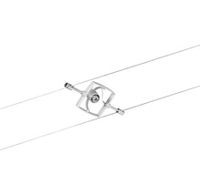 Fixation de câble métallique avec élément de design carré