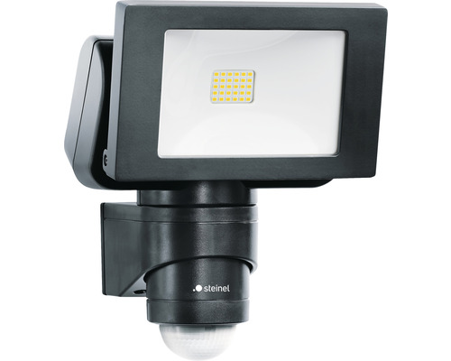 Projecteur LED à capteur IP44 noir 20,5 W 1760 lm 4000 K blanc neutre