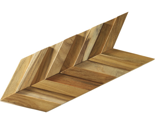 Panneau décoratif en bois en forme de flèche