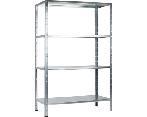 Metallregal mit vier Ebenen für Lagerung