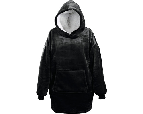 Unique Living Kapuzenpullover Oversized Hoody schwarz 70x50x87 cm