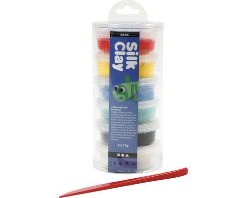 Silk Clay® standard-Farben 6x14 g