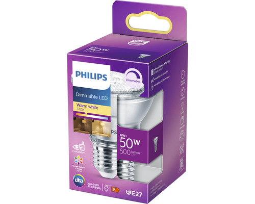 Philips dimmbare LED Lampe 6 Watt in Verpackung