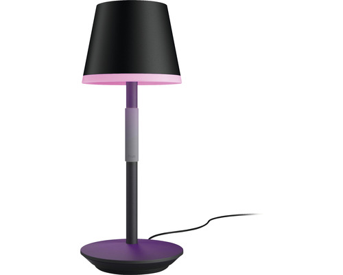 Lampe de table LED Philips Hue 6,2W 370 lm noir