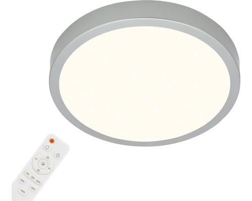 LED Deckenlampe LED fest verbaut 22 W 2900 lm silber