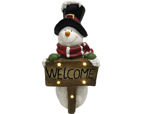 Bonhomme de neige LED 33 x 27 x 72 cm