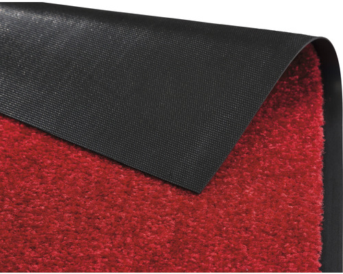 Tapis de sol avec surface textile et revêtement en caoutchouc