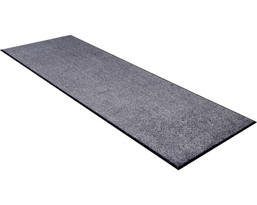 Rechteckige, graue Fussmatte für den Innenbereich