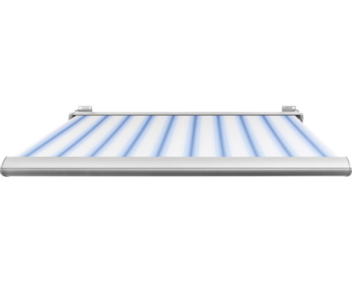 Markise mit Streifenmuster