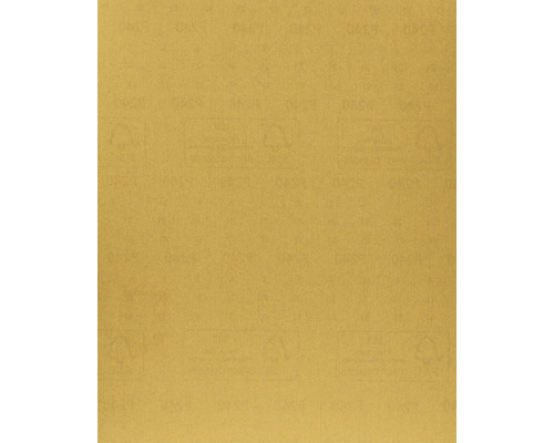 Feuille de papier abrasif RAUTNER pour cale à poncer ponceuse vibrante oxyde d'aluminium 230 x 280 mm, granulométrie 240, non perforée