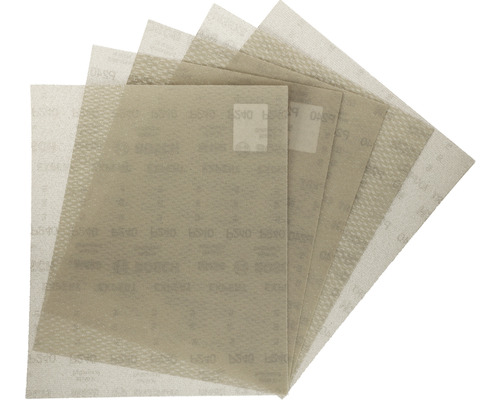 Plusieurs feuilles de papier de verre